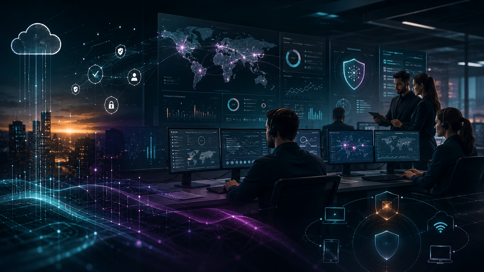 how to Managed Cybersecurity Services in dubai
